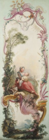 Жан Батист Пиллеман, орнамент с изображением девушки держащей ребенка