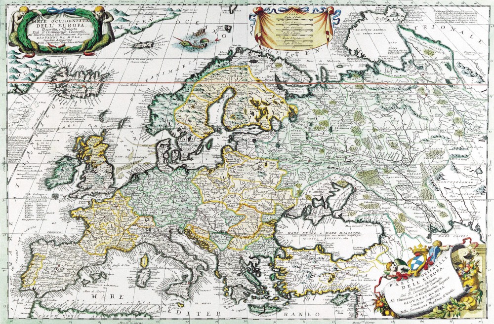 Художественная карта европы