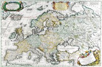 Коронелли Винченчо Мария, карта Европы, 1690