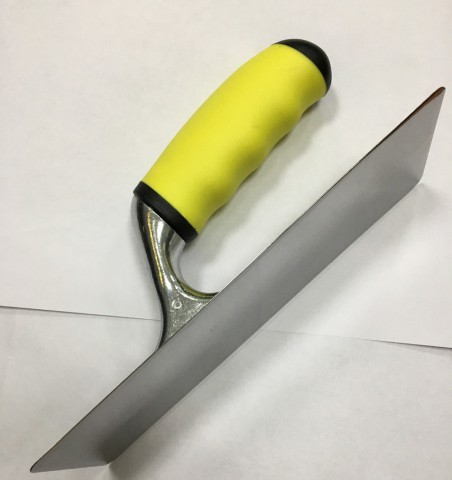 Кельма для венецианской штукатурки размер 240 X100 MM /эргоном.ручка/0.7mm/закругленные края