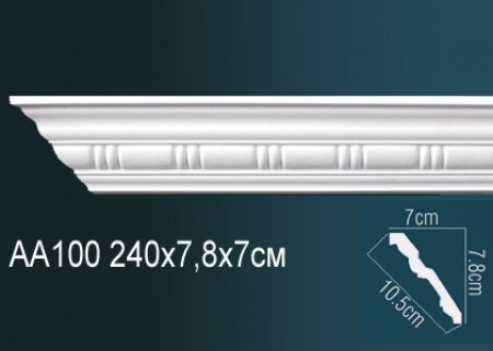Карниз потолочный Perfect AA100 из полиуретана