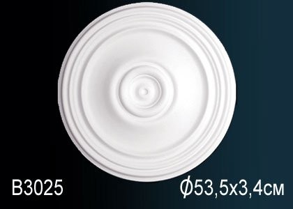 Розетка из полиуретана Perfect B3025 (О 535)