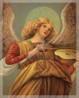 Мелоццо да Форли. Ангел, играющий на виоле. Фрагмент фрески из церкви Санти Апостоли