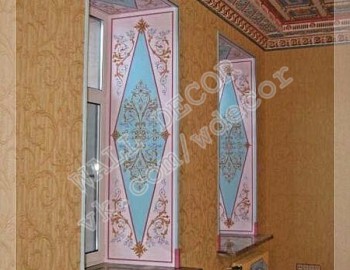 Художественная роспись потолка и окон мастерами Wall Decor