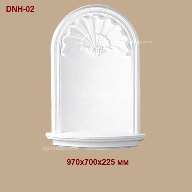 Ниша Decomaster DNH-02 из полиуретана (970х700х225 мм)