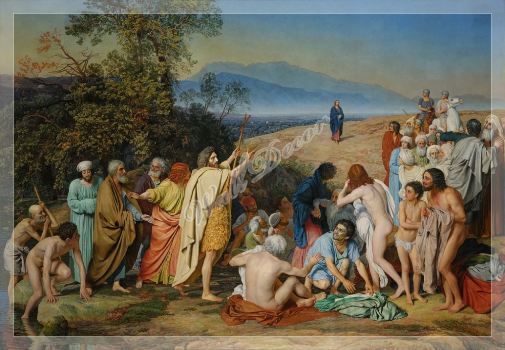 Александр Андреевич Иванов «Явление Христа народу» («Явление Мессии»), изображение библейского сюжет